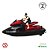 Mini Jet Ski Moto Aquática Recarregável Brinquedo Infántil Vermelho - Imagem 10