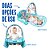 Tapete Interativo Bebê Infantil Brinquedo Musical Som E Luz Cor Azul - Imagem 3