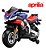 Mini Moto Elétrica Infantil Licenciada Aprilia 6v Rsv4 Cor Azul Voltagem Do Carregador 110v/220v Bw269az - Imagem 1