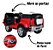 Carrinho Elétrico Infantil Land Rover Defender Controle 12v Importway Bw-271 Cor Vermelho - Imagem 5