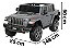 Mini Carro Elétrico Infantil 12v 4x4 Jeep Rubicon Até 50kg Cinza - Imagem 2