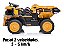 Mini Caminhão Elétrico Infantil Escavadeira 12v Basculante Cor Amarelo Bivolt - Imagem 7