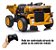 Mini Caminhão Elétrico Infantil Escavadeira 12v Basculante Cor Amarelo Bivolt - Imagem 5