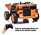 Mini Caminhão Elétrico Infantil Escavadeira 12v Basculante Cor Laranja Bivolt - Imagem 5