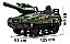 Mini Carro Elétrico Infantil Tanque Guerra 12v Munição Controle Musica Brinqway Bw-279 Cor Verde - Imagem 2