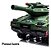 Mini Carro Elétrico Infantil Tanque Guerra 12v Munição Controle Musica Brinqway Bw-279 Cor Verde - Imagem 5