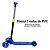 Patinete Infantil Luz 3 Rodas Brilhante Radical Com Led Azul Brinqway - Imagem 8
