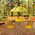 Kit Guarda-sol Infantil Tigrinho Praia Camping Mesa Cadeiras - Imagem 10