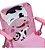 Kit Mesa 2 Cadeiras Guarda-sol Infantil Vaquinha Praia Camping Cor Rosa - Imagem 5