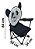 Cadeira Camping Praia Infantil C/ Bolsa Transporte Bichinhos Panda - Imagem 2