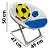 Cadeira Moon Infantil Bola Camping Praia Resistente Top - Imagem 2