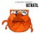 Cadeira Moon Infantil Carranguejo Importway Camping Praia Cor Laranja - Imagem 3