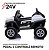 Mini Carro Infantil Unimog Mercedez 24v Suporta 30kg Branco Brinqway - Imagem 4