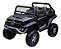 Mini Carro Infantil Unimog Mercedez 24v Suporta 30kg Preto Brinqway - Imagem 1