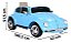 Mini Carro Elétrico Infantil Volkswagen Fusca Beetle Dune 6v Azul Brinqway - Imagem 1
