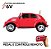 Mini Carro Elétrico Infantil Volkswagen Fusca Beetle Dune 6v Vermelho Brinqway - Imagem 4