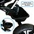 Triciclo Motoca Bicicleta 3 Rodas Infantil Passeio Com Empurrador Pedal Capota Azul Brinqway Bw302az - Imagem 7