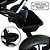 Triciclo Motoca Bicicleta 3 Rodas Infantil Passeio Com Empurrador Pedal Capota Preta Brinqway Bw302pt - Imagem 7