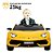 Carro Elétrico Infantil Lamborghini Svj Vermelho Licenciado Cor Amarelo - Imagem 3