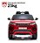Mini Carro Elétrico Infantil Evoque 12v Banco Couro Roda Eva Vermelho - Imagem 5