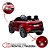 Mini Carro Elétrico Infantil Evoque 12v Banco Couro Roda Eva Vermelho - Imagem 7