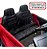 Mini Carro Elétrico Infantil Evoque 12v Banco Couro Roda Eva Vermelho - Imagem 4