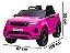 Mini Carro Elétrico Infantil Evoque 12v Banco Couro Roda Eva Rosa - Imagem 2