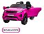 Mini Carro Elétrico Infantil Evoque 12v Banco Couro Roda Eva Rosa - Imagem 7