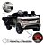 Mini Carro Elétrico Infantil Evoque 12v Banco Couro Roda Eva Preto - Imagem 5