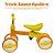 Triciclo Balance Infantil Equilíbrio Bike 4 Rodas Amarelo - Imagem 3
