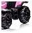 Mini Carrinho Trator Infantil Elétrico Potente 12v 110v/220v Cor Rosa - Imagem 7