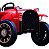 Carrinho Elétrico Infantil 12v Antigo Retrô Branco Apoio Pai Vermelho - Imagem 9