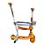 Patinete Infantil 3 Em 1 Com Cesto Luzes Som Amarelo Brinqway - Imagem 4