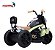 Mini Moto Elétrica Infantil 6v Triciclo Chopper Luz E Som Cor Verde Voltagem Do Carregador 110v/220v - Imagem 8