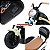 Mini Moto Elétrica Infantil 6v Triciclo Chopper Luz E Som Cor Verde Voltagem Do Carregador 110v/220v - Imagem 5