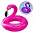 Boia Inflável De Flamingo Rosa C/ Led Importway Para Piscina - Imagem 1