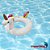 Boia Inflável De Unicornio Importway 90cm Para Piscina - Imagem 8