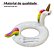 Boia Inflável De Unicornio Importway 90cm Para Piscina - Imagem 4