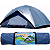 Barraca Luna Grande Para 5 Pessoas Acampamento Camping Fácil de Montar Teto Contra Chuva - MOR - Imagem 3