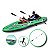 Caiaque Inflável Duplo 2 Pessoas Com 2 Remos E Bomba De Ar - Imagem 1