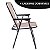 Conjunto Kit De Jardim Praia Guarda Sol + 4 Cadeiras + Mesa - Imagem 3