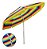Guarda Sol Articulado Praia Grande 2,4m Pesca Praia Colorido - Imagem 1