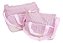 Kit Bolsa Média Maternidade Com Trocador 5 Peças Bebê Rosa - Imagem 5