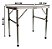 Mesa Pequena Dobrável Camping Alumínio 60x40cm Vira Maleta - Imagem 2