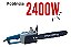 Moto Serra Elétrica Portátil 2400w Eletroserra Sabre 16 Pol 6000 Rpm 110v Importway Iwmse24110 127v - Imagem 3