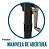 Ombrelone Central De Alumínio 2,70 Metros Com Manivela E Capa Branco Importway Iwobcc-270br - Imagem 8