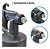 Pistola Pintura Ar Direto Copo 600ml 3 Bicos 1,3mm Limpeza Cor Preto E Branco - Imagem 4