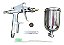 Pistola De Pintura Aerógrafo Gravidade Bico 0.5 200 Ml Cor Prateado - Imagem 1