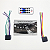 Moldura Cd Mp3 Painel 1din Cd Vw Gol G3 + Rádio Automotivo Som Bluetooth LED USB SD FM com Controle - Imagem 7