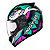 Capacete Moto Fechado Spark Dragon Preto Tifany Fosco Feminino e Masculino Tam 58- Ebf - Imagem 2